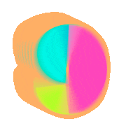 Pink Floating Sticker