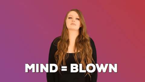 Blown Away Wow GIF by Ryn Dean