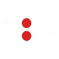 duepuntisrl logo red show event Sticker