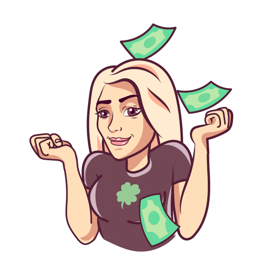LuckyOnline giphyupload yes instagram money Sticker