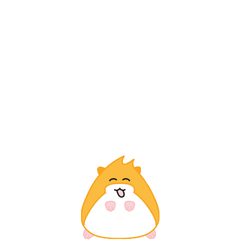 Happy Peek A Boo Sticker by hamsta.world