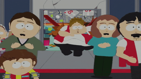 fear running GIF by South Park 