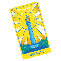 Travel Flying Sticker by Cebu Pacific Air