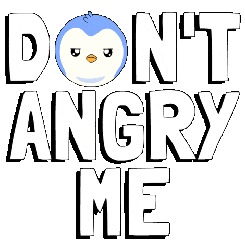 Angry Penguin Sticker by Pudgy Penguins