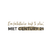 Back To School Sticker by CENTURY 21 Benelux