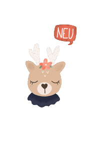 vonhandmitherz new deer neu vonhandmitherz Sticker