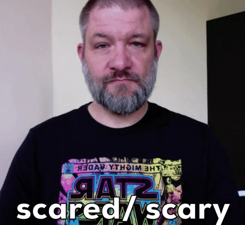 Scared Sign Language GIF