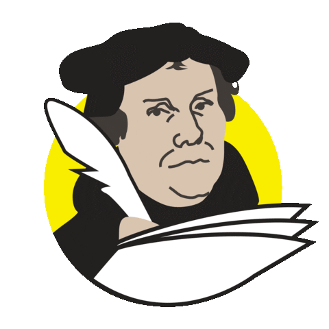 Martin Luther Sticker by evangelisch.de for iOS & Android | GIPHY
