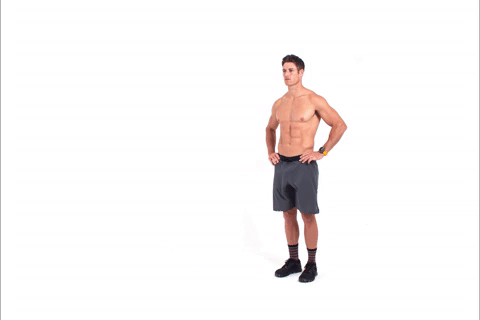 walking lunges GIF
