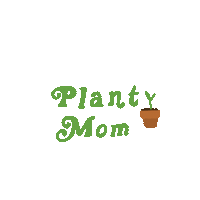 Plant Mom Sticker by Elowyn