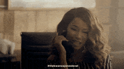Please Hold Phone Call GIF by Kwanza Jones