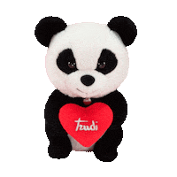 Trudispa love heart puppy valentine Sticker