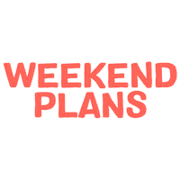 Weekend Schedule Sticker by Article
