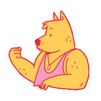 studioslatem strong muscles gains muscle man Sticker