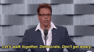 dont get weary democratic national convention GIF by Election 2016