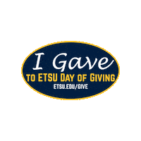 Etsudayofgiving Sticker by Advance ETSU