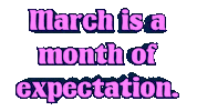 March Sticker by OpticalArtInc.