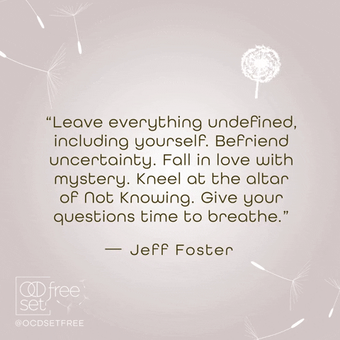 ocdsetfree motivation inspiration mental health wisdom GIF