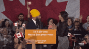canada election montreal jagmeet singh GIF