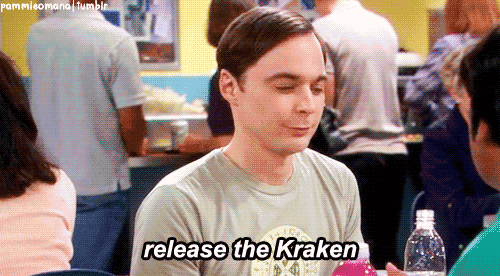 Sheldon Release The Kraken GIF