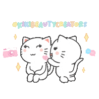 Happy Cat Sticker by KIKI