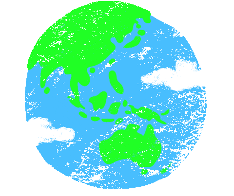 World Earth Sticker