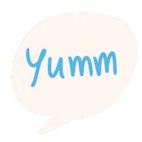 rafaelaperasinic yum delicious tasty speaking Sticker