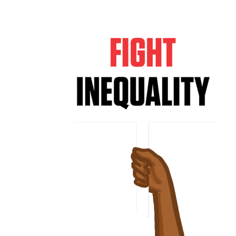 FightInequality protest climate change equality activism Sticker