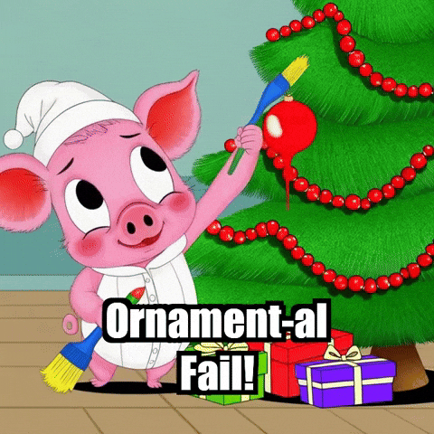 Christmas Decorating GIF by The Pigasso