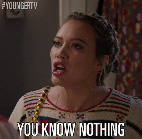 tv land you know nothing GIF by YoungerTV