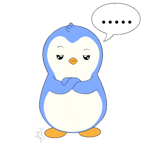 Bored Tik Tok Sticker by Pudgy Penguins