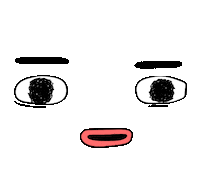 Face Eyes Sticker by Laurie Rowan