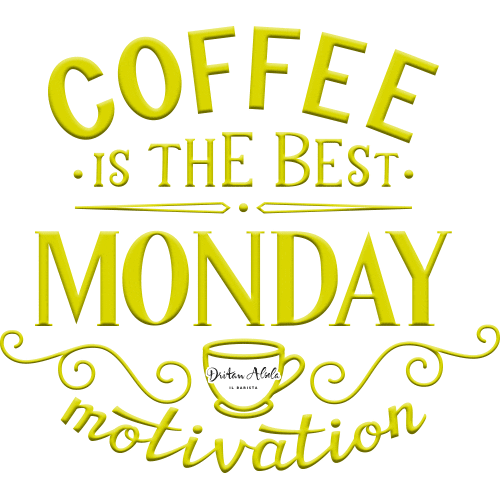 Good Morning Motivation Sticker by Dritan Alsela Coffee