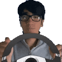 Car Driving Sticker