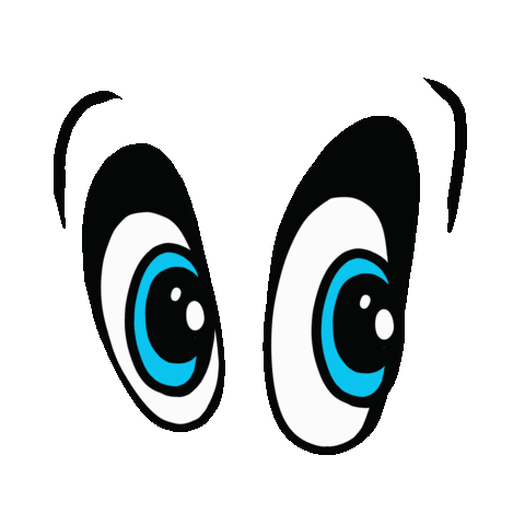 SeanoGohard blink worry cartoon eyes seanotoons Sticker