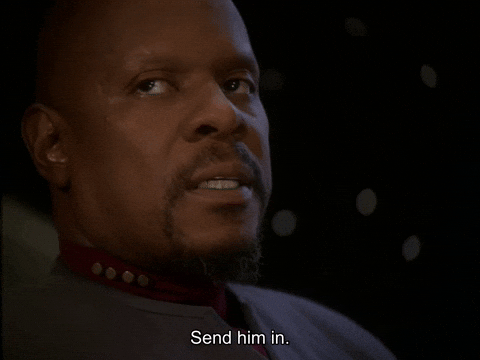 Send Him In Star Trek GIF by Goldmaster