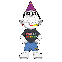 Mood White Monkey Sticker by Zhot