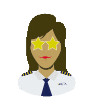 Stars Rouse Sticker by GlobalTrainingAviation