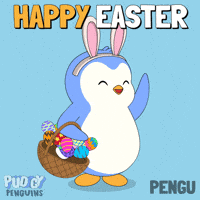 Easter Bunny Penguin GIF by Pudgy Penguins