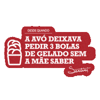 geladosantini ice cream lovers lisboa cascais Sticker