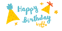 kyddo_official happy birthday kids happybirthday shoponline Sticker