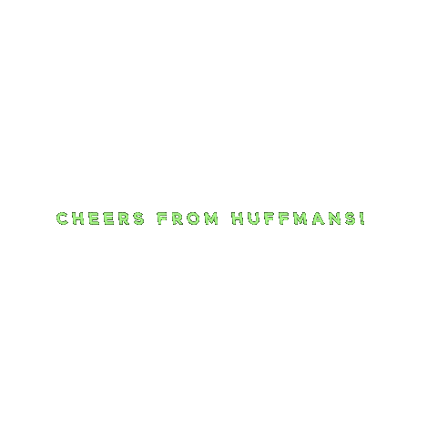 Cheers Sticker by Huffmans: Progressive Drinks Supplier