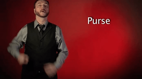 sign language purse GIF by Sign with Robert