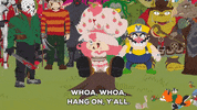 yelling jason voorhees GIF by South Park 