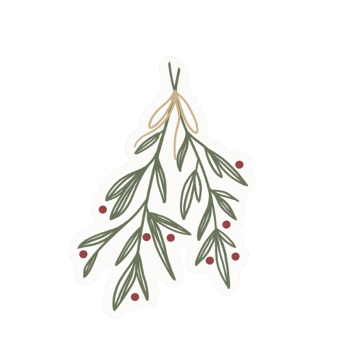meliz_design giphyupload christman misteltoe melizdesign Sticker