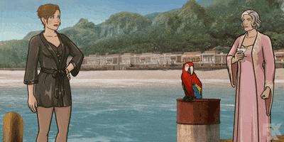 danger island love GIF by Archer