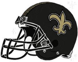 Nfl Helmet Sticker by New Orleans Saints