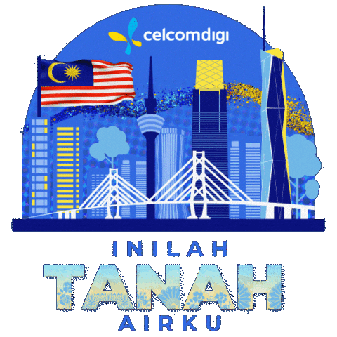 Celcomdigi Hari Malaysia 2025 Sticker by CelcomDigi