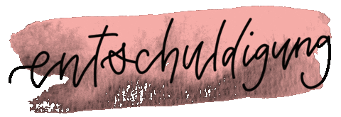 Sorry Lettering Sticker