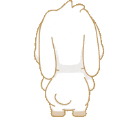 Happy Bunny Sticker by EVANS艾特兔